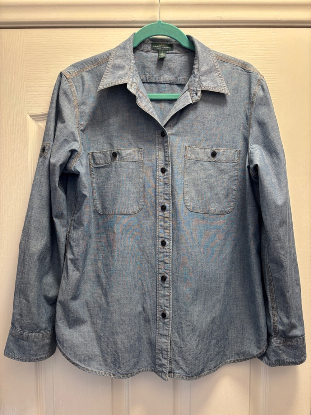 Light Blue Denim Work Shirt - Women’s